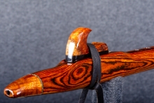 Cocobolo Native American Flute, Minor, Mid A-4, #Q7H (0)